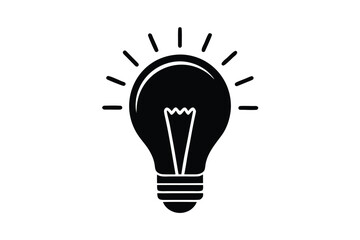 light bulb vector icon illustration
