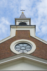 Roman Catholic Saint Nicholas Church (Nicolaaskerk). The present church was built and consecrated in 1847. EDAM, NETHERLANDS.