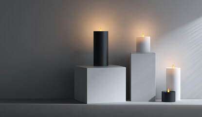 Minimalist Candle Holder Design
