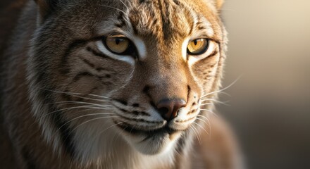 Obraz premium Close-up Lynx Portrait