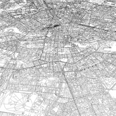 Obraz premium 3D illustration of city and urban in Minsk Belarus