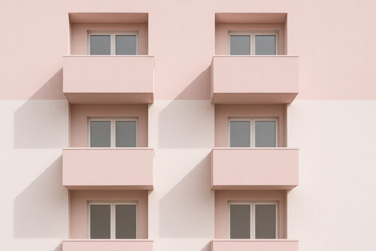 Fototapeta Architectural Detail of a Modern Residential Facade