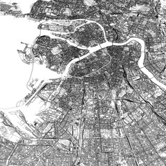 Obraz premium 3D illustration of city and urban in Saint Petersburg Russia