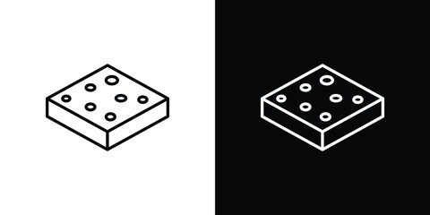 Halva icon. linear style sign for mobile concept and web design.