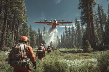 Technological impact. Advancements in aerial firefighting: from vintage planes to modern waterbombers. Aircraft in firefighting. Strategic firefighting.