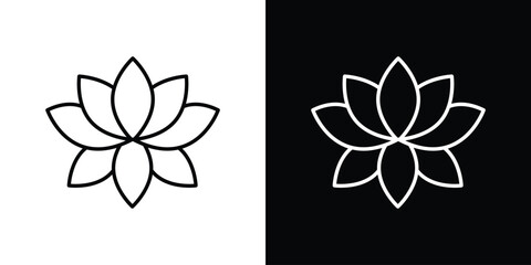 Protea icon. linear style sign for mobile concept and web design.
