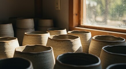 Ceramic pottery display