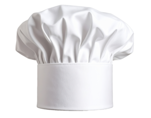 Traditional tall chef hat for cooking isolated PNG 