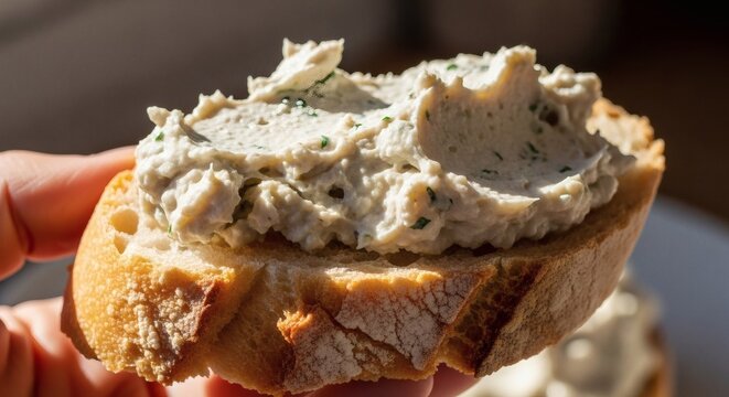 Traditional Venetian Baccal&agrave; Mantecato: Creamy Salt Cod P&acirc;t&eacute; on Crostini