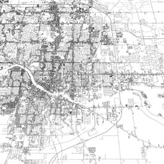 Fototapeta premium 3D illustration of city and urban in Rockford Illinois USA