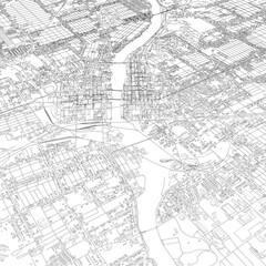 Fototapeta premium 3D illustration of city and urban in Rockford Illinois USA