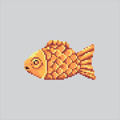 Pixel art illustration Japanese Taiyaki. Pixelated Fish Cake. Japanese Taiyaki Fish Cake Set Icon pixelated for the pixel art game and icon for website and video game. old school retro.