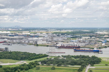 Fototapeta premium view of houston, texas