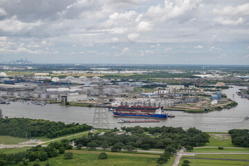 Fototapeta premium view of houston, texas