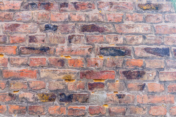 background of historic brick wall