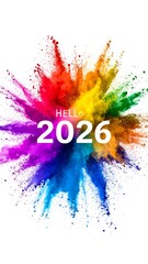 Colorful explosion, year 2026