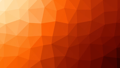 Abstract Low Poly Gradient: Vibrant, colorful low poly background in a dynamic gradient of beige, orange, burnt red, and brown hues. Contemporary backdrop for your digital presentations. Wallpaper.