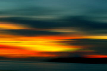 Vibrant color of motion blur photo as background