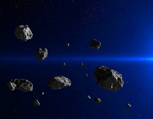Asteroids in deep space