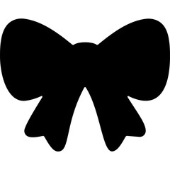 Minimalist Bow Ribbon Icon
