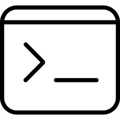 Developer Terminal Window Icon