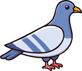vector illustration of a bird