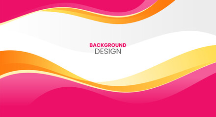 Wave business banner background