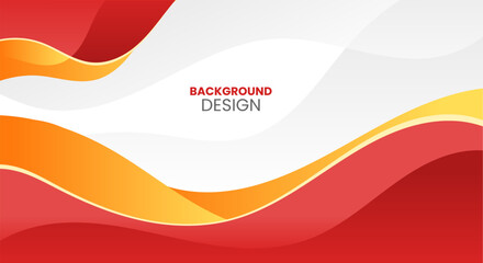 Wave business banner background