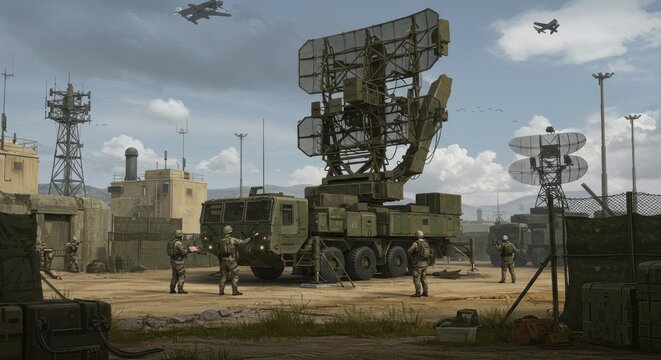 Military radar base