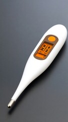 Digital thermometer, showing temperature reading