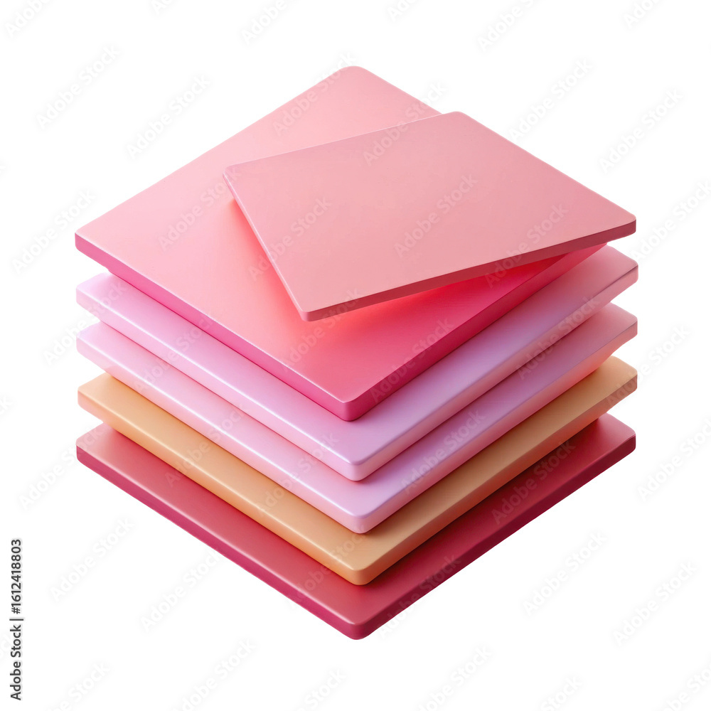 Poster abstract pink square stack background design for presentation wallpaper and graphic design elements