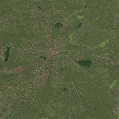 3D illustration of city and urban in Harare Zimbabwe