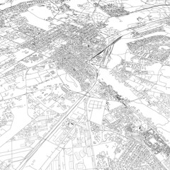 Obraz premium 3D illustration of city and urban in Harare Zimbabwe