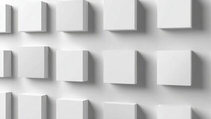 White Cubes Pattern