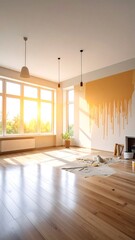 Bright room, painting