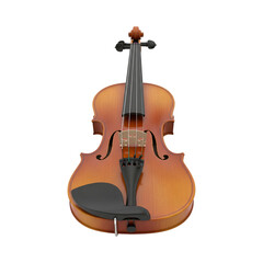 Naklejka premium violin isolated on white Cut out the background