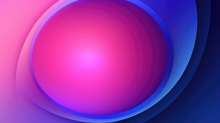 Obraz premium Smooth abstract background in blue and purple tones with layered circles and geometric shapes