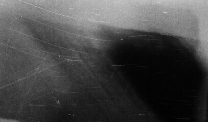 Old film texture. Dust scratch overlay. Grunge filter. Black white distressed glitch mask with...