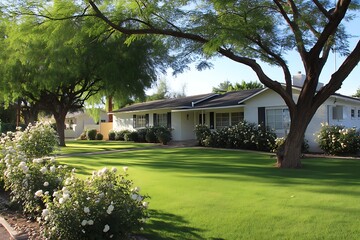 house in the garden