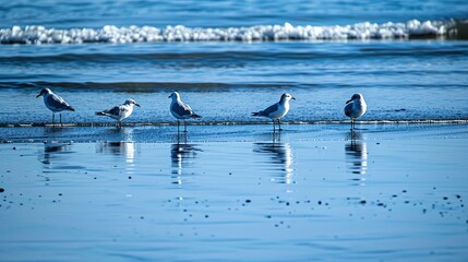Birds on the Seawater: A Symphony of Survival, Migration, and Coastal Harmony 