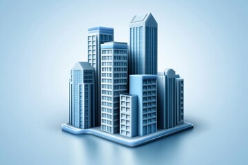 Fototapeta premium skyscrapers in the city