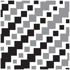 Seamless pattern with a minimal geometric design