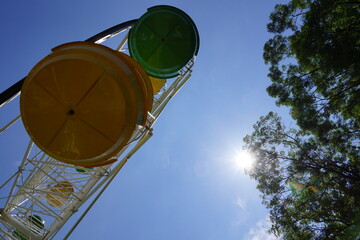 tv tower on a blue sky