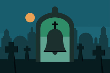 ancient bell ringing graveyard