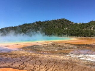 grand prismatic spring yellowstone