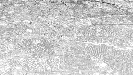 Fototapeta premium 3D illustration of city and urban in Tashkent Uzbekistan