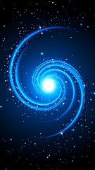 Obraz premium Abstract spiral galaxy design
