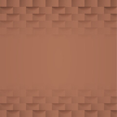 Abstract. square geometric color tone mocha mousse background. light and shadow. Vector.