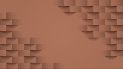 Abstract. square geometric color tone mocha mousse background. light and shadow. Vector.