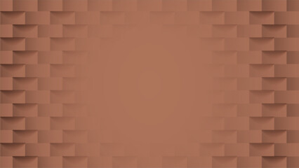 Abstract. square geometric color tone mocha mousse background. light and shadow. Vector.